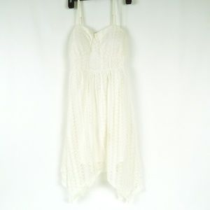 White Dress with Back Cutout